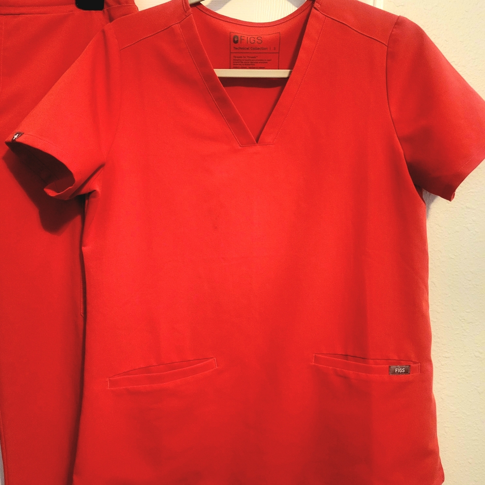 FIGS Rust Technical Collection Top And Pants